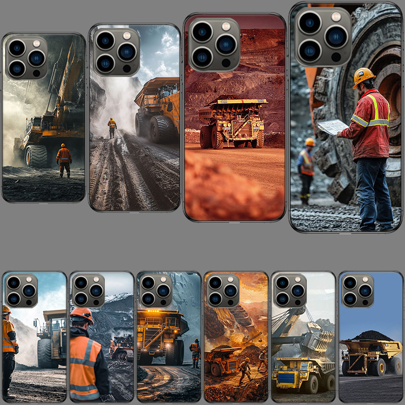 Dump Truck Heavy Equipment - Прочный чехол для телефона с дизайном