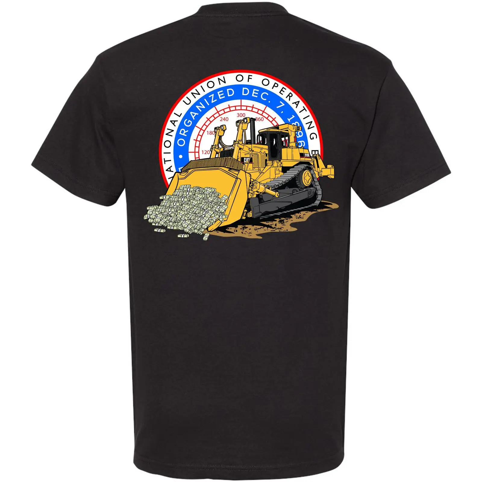 Heavy Equipment Bulldozer - Футболка International Union of Operating Engineers
