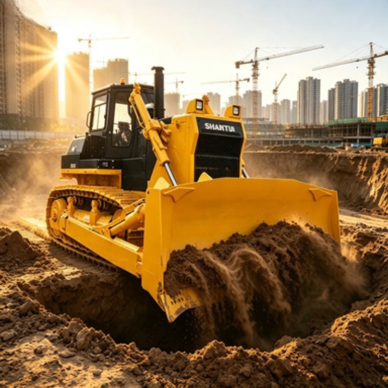 Heavy Equipment Bulldozer - Бульдозер гусеничный SD22, 220 л.с., тяжелый,