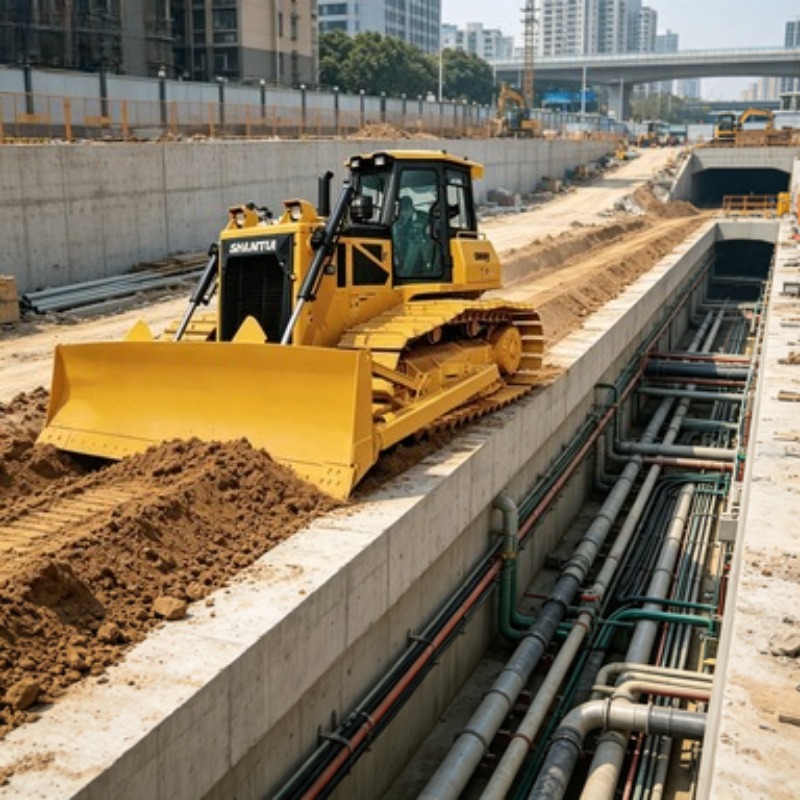 Гусеничный бульдозер 22 тонны, – обзор и цена Heavy Equipment Bulldozer