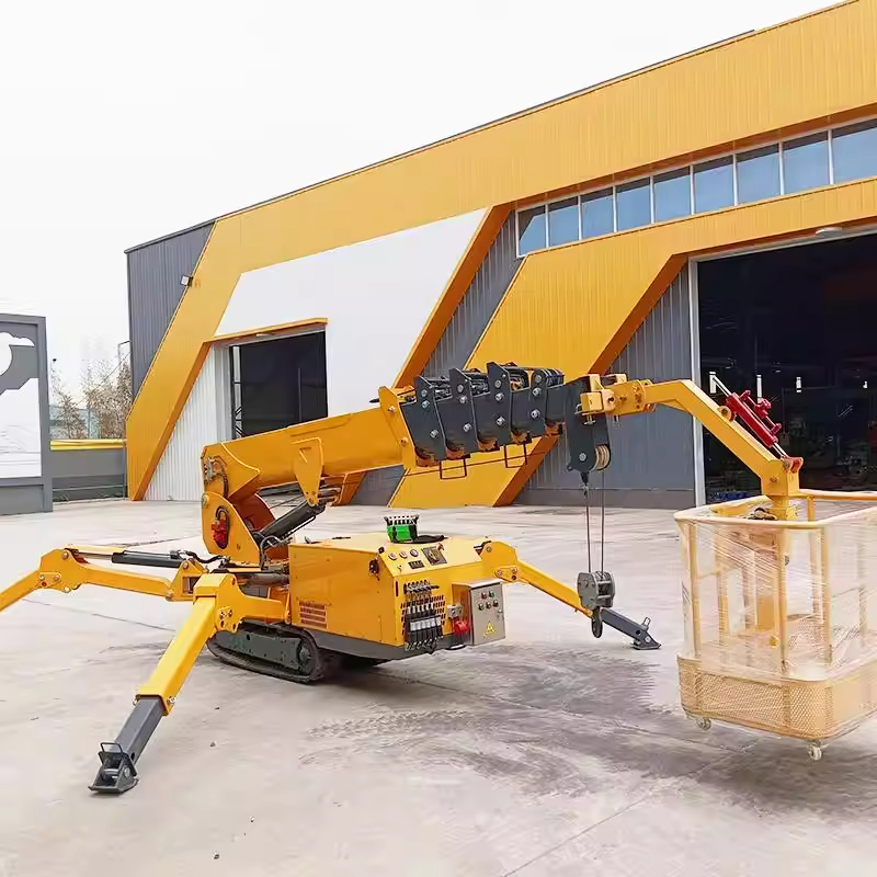 Компактный гусеничный кран-пау – обзор и цена Compact Crawler Boom Lift