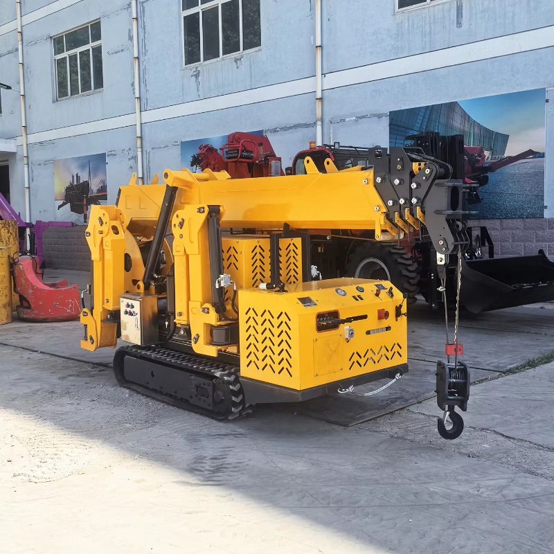 Мини-кран-паук 1,5 тонны, дизе – обзор и цена Compact Crawler Boom Lift