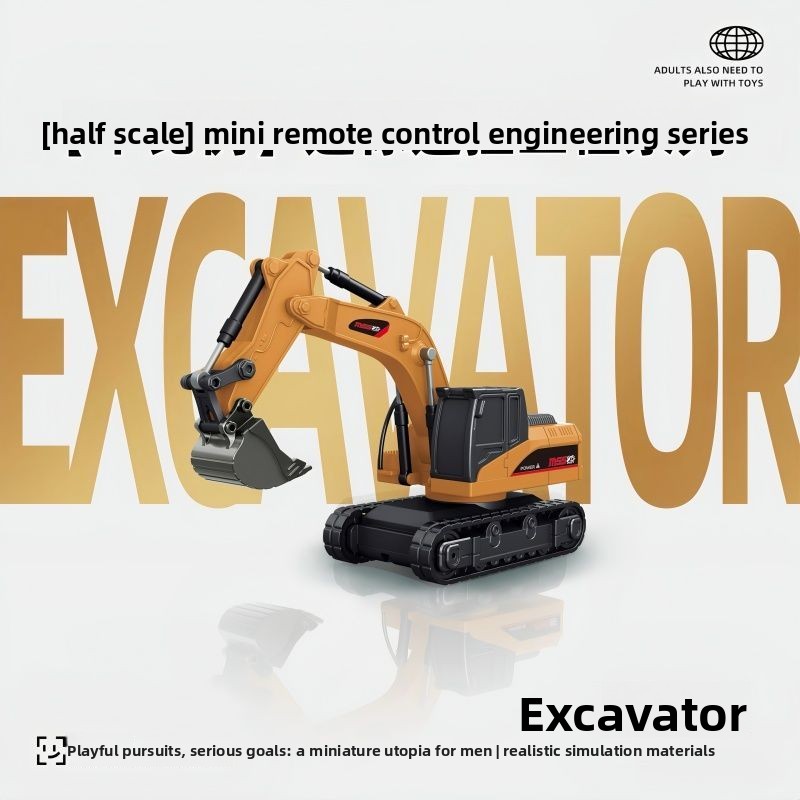 Набор металлических радиоуправ – обзор и цена Heavy Equipment Excavator