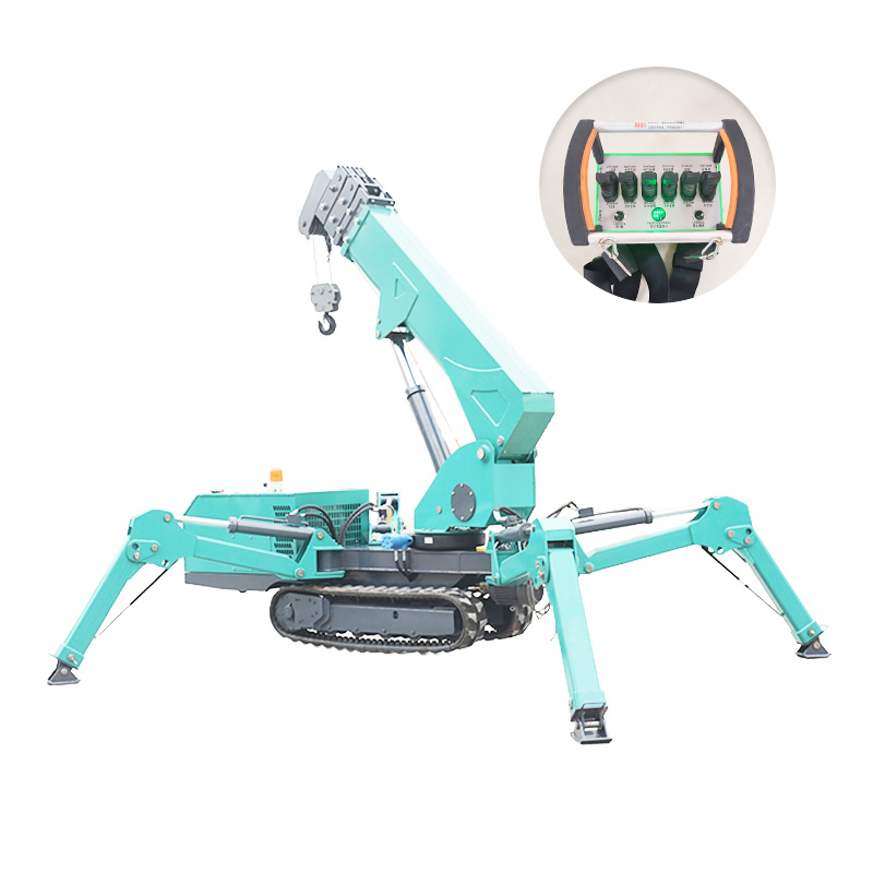 Гидравлический мини-кран-паук  – обзор и цена Compact Crawler Boom Lift