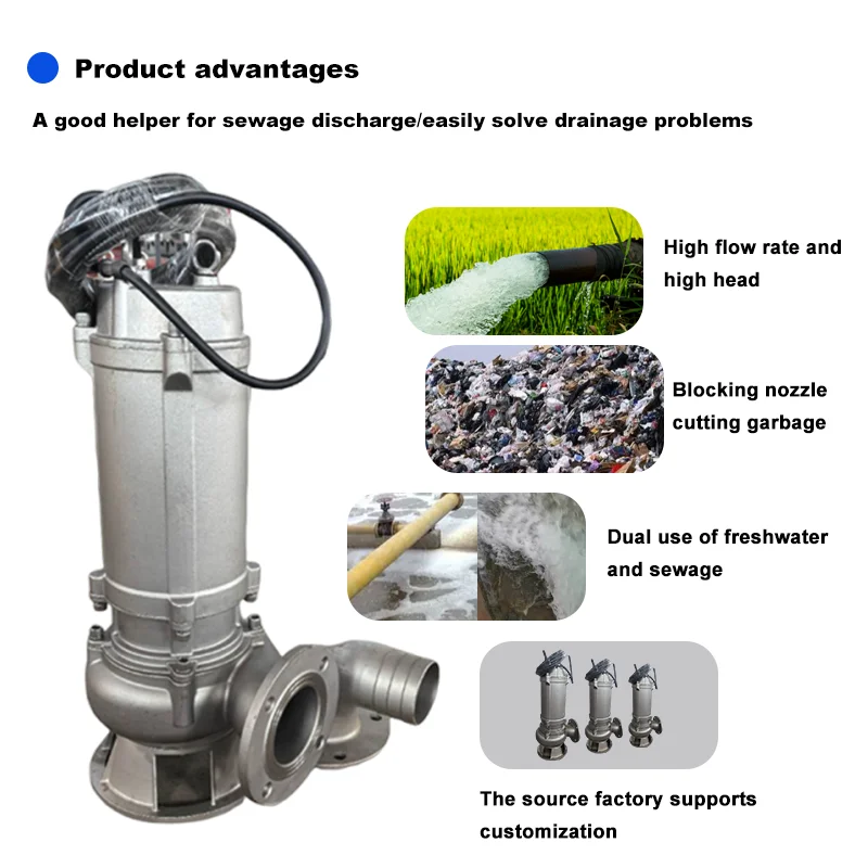 Оптовая цена на погружной насо – обзор и цена Submersible Pump Sewage