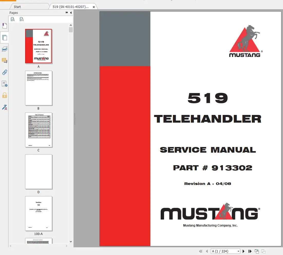 AutoDVD Mustang Machinery Тяже – обзор и цена Heavy Equipment Pdf