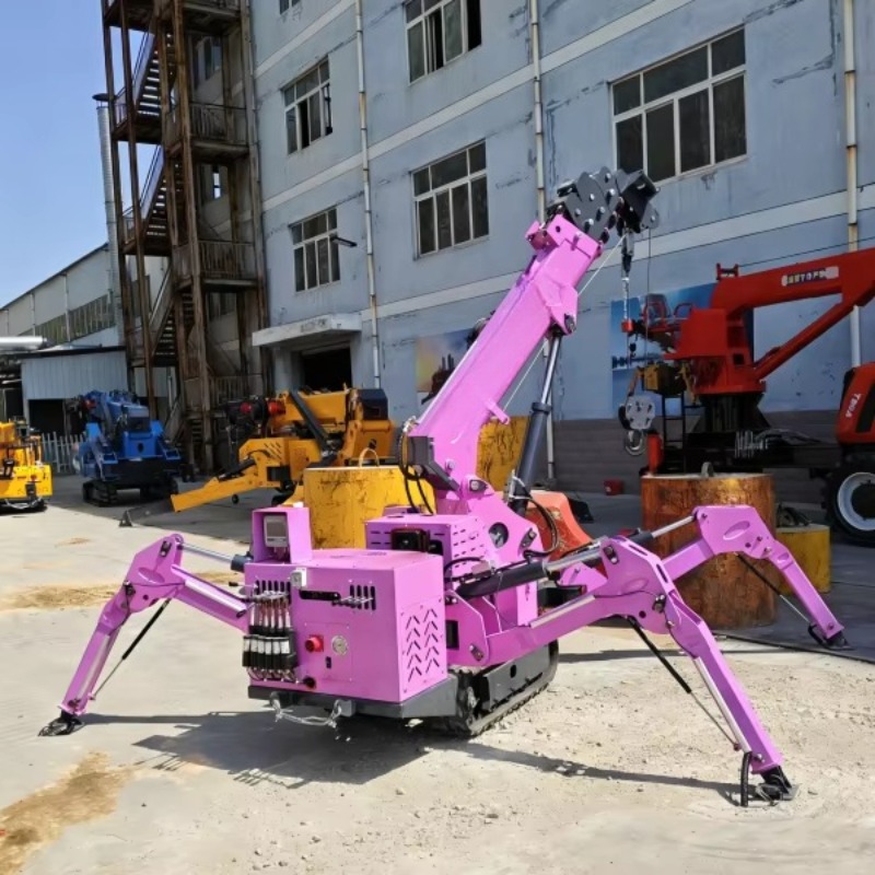 7-тонный гусеничный кран-паук  – обзор и цена Compact Crawler Boom Lift