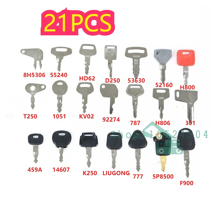 Набор ключей зажигания (28/21/ – обзор и цена Heavy Equipment Keys Master Set