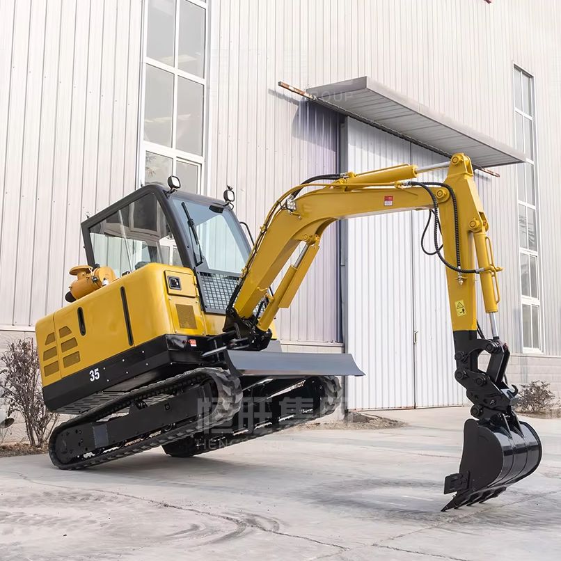 3,5-тонный мини-экскаватор на  – обзор и цена Heavy Equipment Excavator