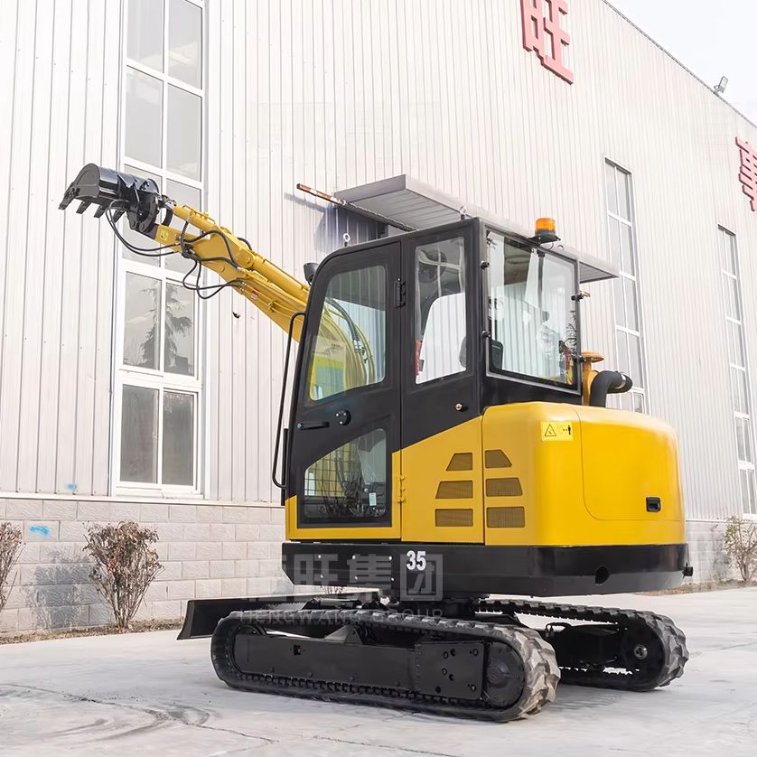 3,5-тонный мини-экскаватор на  – обзор и цена Heavy Equipment Excavator