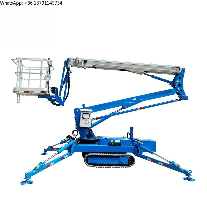 Недорогой мини-подъемник на гу – обзор и цена Compact Crawler Boom Lift