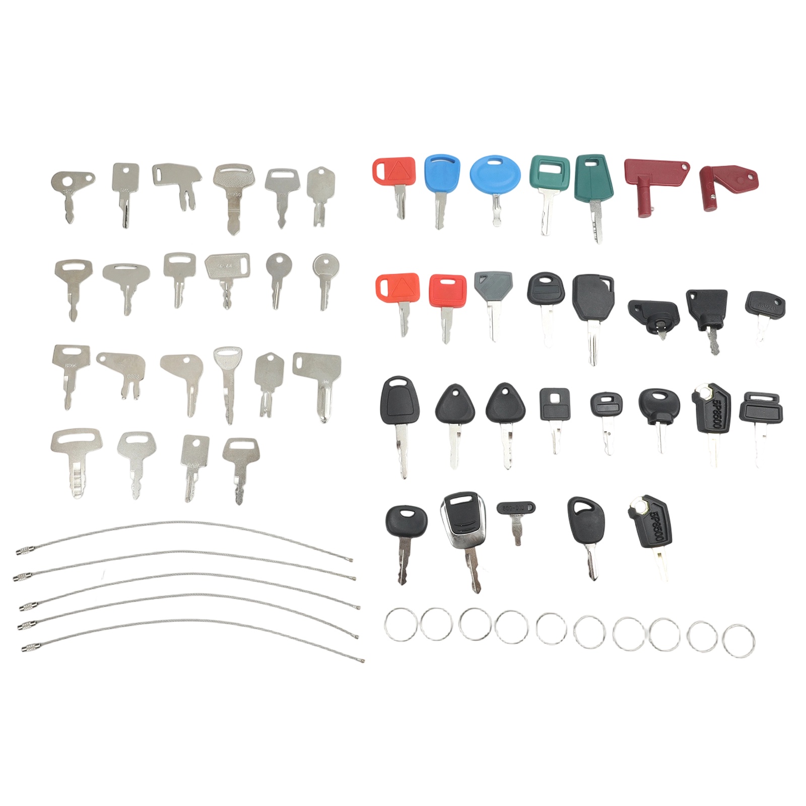 50 шт. универсальных ключей дл – обзор и цена Heavy Equipment Keys Master Set